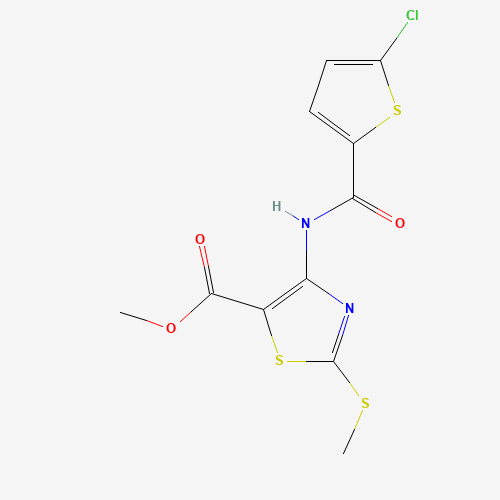 methyl 4-[(5-chlorothiophene-2-carbonyl)amino]-2-methylsulfanyl-1,3-thiazole-5-carboxylate (CAS: 929214-88-0) - Related Chemical Product