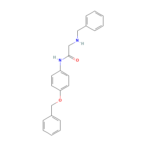 2-(benzylamino)-N-(4-phenylmethoxyphenyl)acetamide (CAS: 777934-39-1) - Related Chemical Product