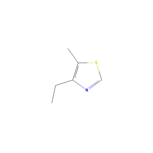 4-ethyl-5-methyl-1,3-thiazole (CAS: 52414-91-2) - Chemical Structure and Molecular Formula 