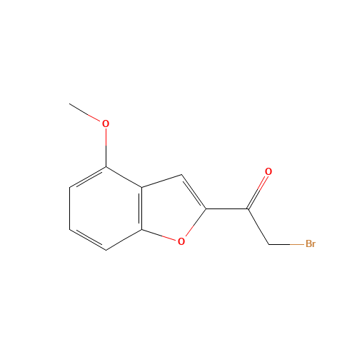 2-bromo-1-(4-methoxy-1-benzofuran-2-yl)ethanone (CAS: 310391-25-4) - Related Chemical Product
