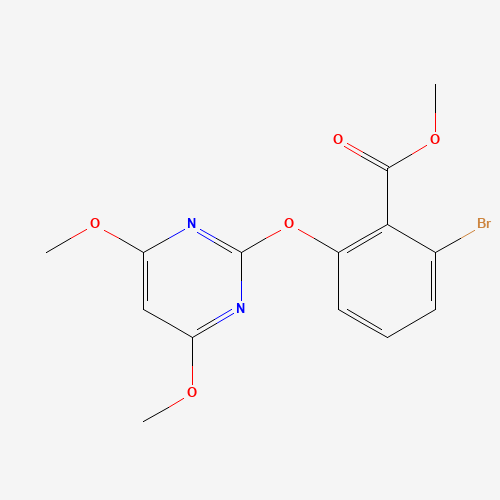 methyl 2-bromo-6-(4,6-dimethoxypyrimidin-2-yl)oxybenzoate (CAS: 113763-09-0) - Related Chemical Product