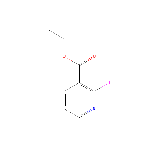 ethyl 2-iodopyridine-3-carboxylate (CAS: 154366-01-5) - Chemical Structure and Molecular Formula 