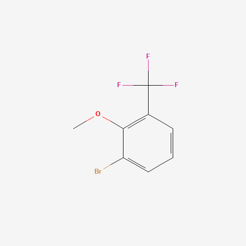 1-bromo-2-methoxy-3-(trifluoromethyl)benzene (CAS: 871352-91-9) - Chemical Structure and Molecular Formula 