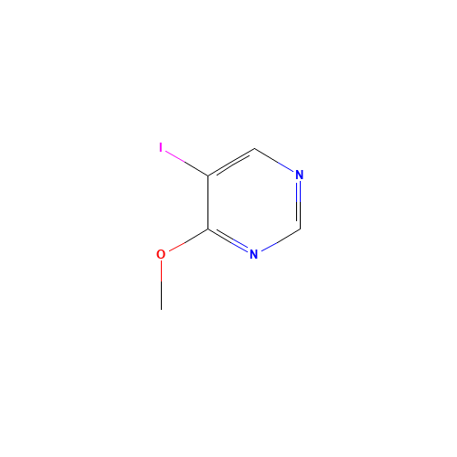 5-iodo-4-methoxypyrimidine (CAS: 219915-13-6) - Chemical Structure and Molecular Formula 