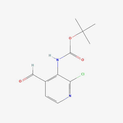 tert-butyl N-(2-chloro-4-formylpyridin-3-yl)carbamate (CAS: 1238324-73-6) - Related Chemical Product