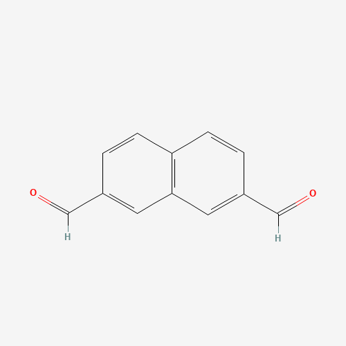 naphthalene-2,7-dicarbaldehyde (CAS: 19800-49-8) - Chemical Structure and Molecular Formula 