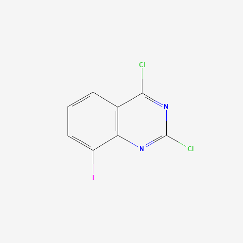 2,4-dichloro-8-iodoquinazoline (CAS: 959237-40-2) - Chemical Structure and Molecular Formula 