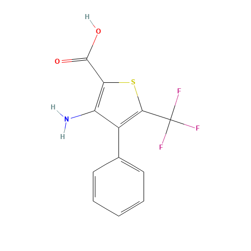 3-amino-4-phenyl-5-(trifluoromethyl)thiophene-2-carboxylic acid (CAS: 849066-52-0) - Related Chemical Product