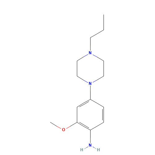 2-methoxy-4-(4-propylpiperazin-1-yl)aniline (CAS: 1089282-25-6) - Related Chemical Product