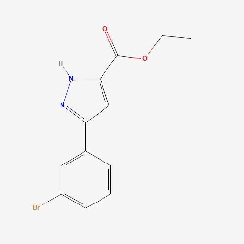 ethyl 3-(3-bromophenyl)-1H-pyrazole-5-carboxylate (CAS: 1326811-82-8) - Related Chemical Product