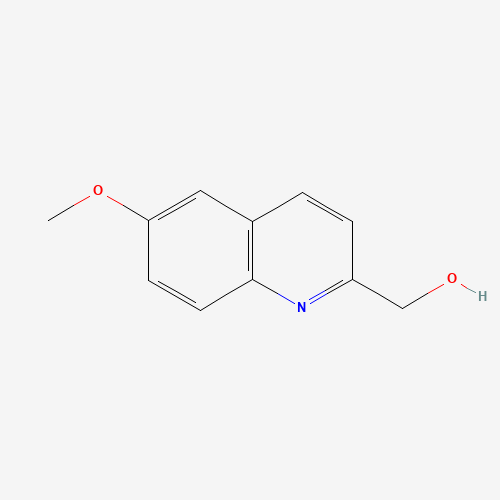 (6-methoxyquinolin-2-yl)methanol (CAS: 133772-26-6) - Chemical Structure and Molecular Formula 