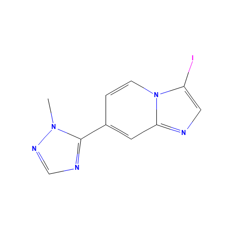 3-iodo-7-(2-methyl-1,2,4-triazol-3-yl)imidazo[1,2-a]pyridine (CAS: 908267-72-1) - Related Chemical Product