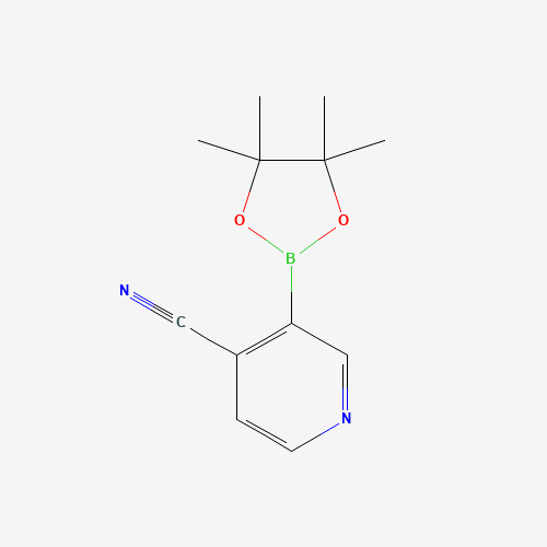 3-(4,4,5,5-tetramethyl-1,3,2-dioxaborolan-2-yl)pyridine-4-carbonitrile (CAS: 878194-91-3) - Related Chemical Product