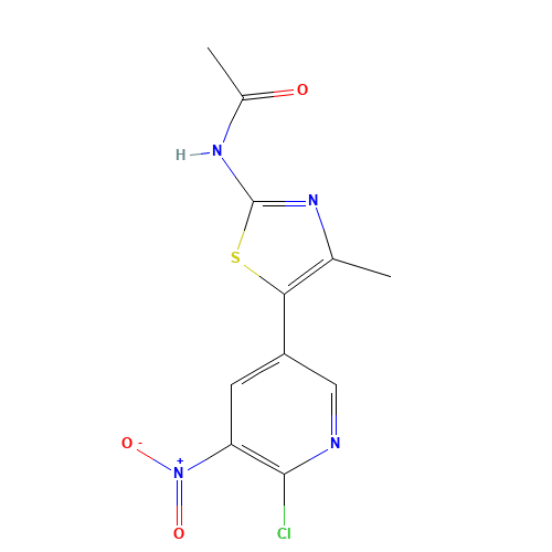 N-[5-(6-chloro-5-nitropyridin-3-yl)-4-methyl-1,3-thiazol-2-yl]acetamide (CAS: 887309-68-4) - Related Chemical Product
