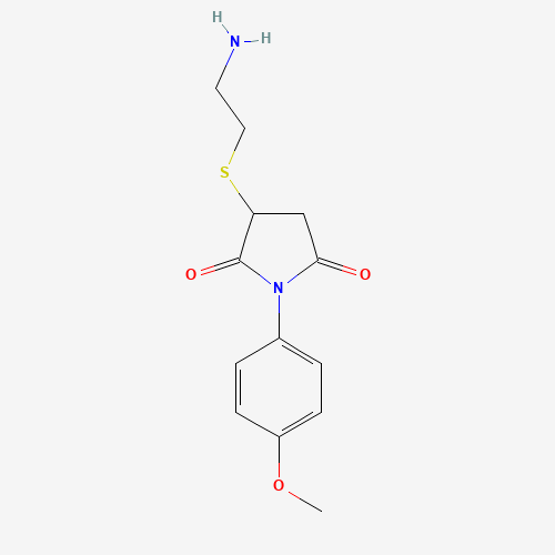 3-(2-aminoethylsulfanyl)-1-(4-methoxyphenyl)pyrrolidine-2,5-dione (CAS: 313379-18-9) - Related Chemical Product