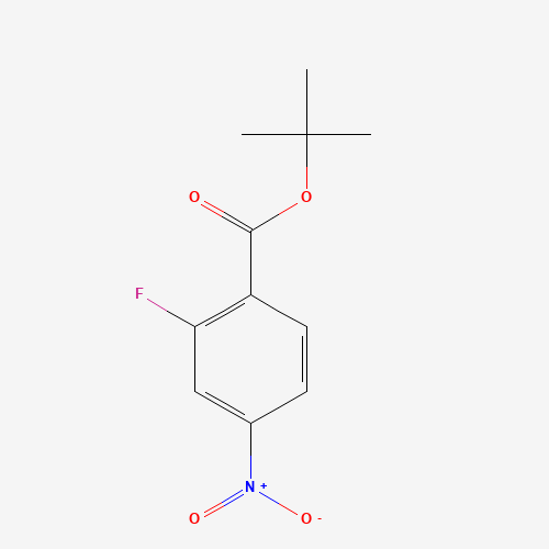 tert-butyl 2-fluoro-4-nitrobenzoate (CAS: 157665-46-8) - Chemical Structure and Molecular Formula 
