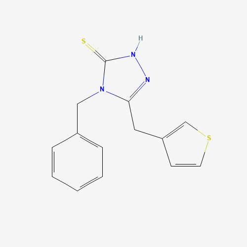 4-benzyl-3-(thiophen-3-ylmethyl)-1H-1,2,4-triazole-5-thione (CAS: 451502-05-9) - Related Chemical Product