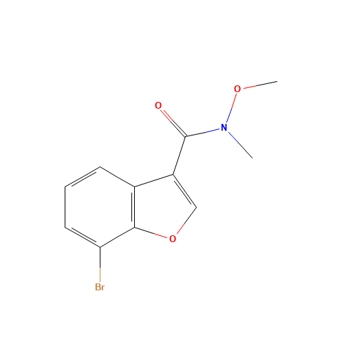 7-bromo-N-methoxy-N-methyl-1-benzofuran-3-carboxamide (CAS: 1374574-89-6) - Related Chemical Product