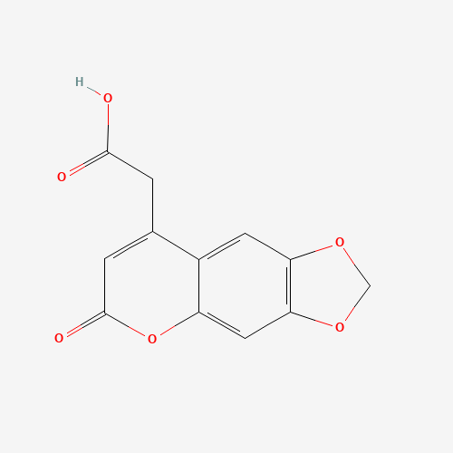 2-(6-oxo-[1,3]dioxolo[4,5-g]chromen-8-yl)acetic acid (CAS: 97744-77-9) - Related Chemical Product