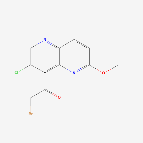 2-bromo-1-(3-chloro-6-methoxy-1,5-naphthyridin-4-yl)ethanone (CAS: 724787-15-9) - Related Chemical Product