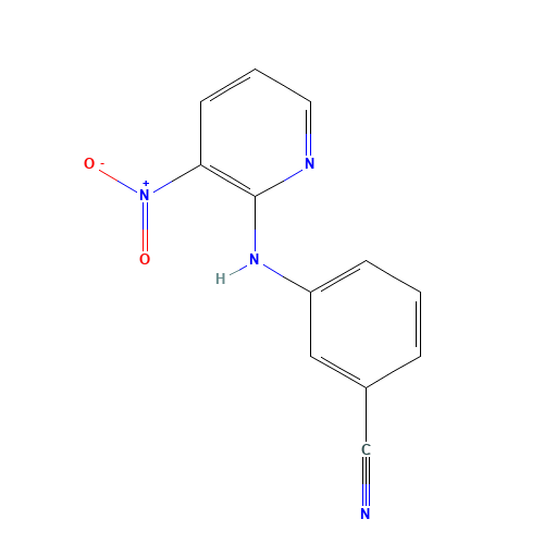 3-[(3-nitropyridin-2-yl)amino]benzonitrile (CAS: 61963-70-0) - Related Chemical Product