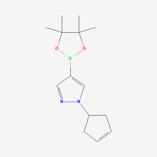1-cyclopent-3-en-1-yl-4-(4,4,5,5-tetramethyl-1,3,2-dioxaborolan-2-yl)pyrazole (CAS: 1326714-02-6) - Related Chemical Product
