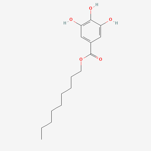 nonyl 3,4,5-trihydroxybenzoate (CAS: 10361-11-2) - Chemical Structure and Molecular Formula 