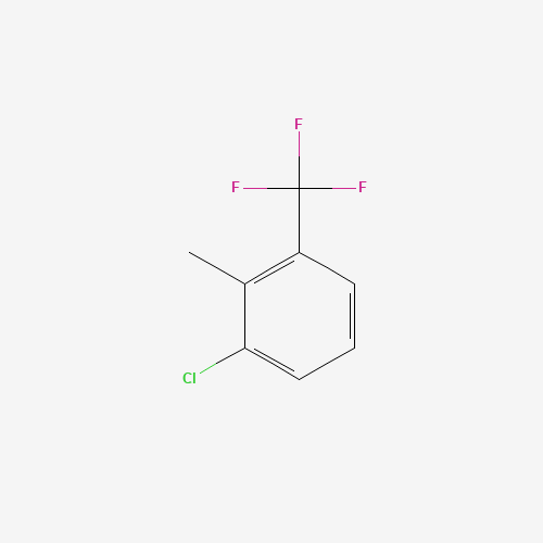 1-chloro-2-methyl-3-(trifluoromethyl)benzene (CAS: 93242-63-8) - Chemical Structure and Molecular Formula 