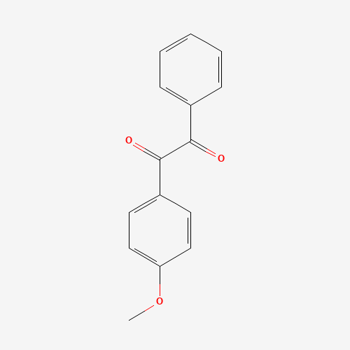 1-(4-methoxyphenyl)-2-phenylethane-1,2-dione (CAS: 22711-21-3) - Chemical Structure and Molecular Formula 
