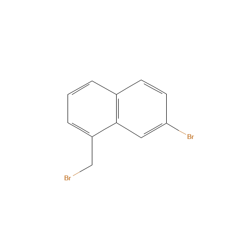 7-bromo-1-(bromomethyl)naphthalene (CAS: 81830-68-4) - Chemical Structure and Molecular Formula 