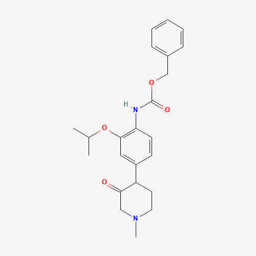 benzyl N-[4-(1-methyl-3-oxopiperidin-4-yl)-2-propan-2-yloxyphenyl]carbamate (CAS: 1462950-64-6) - Related Chemical Product