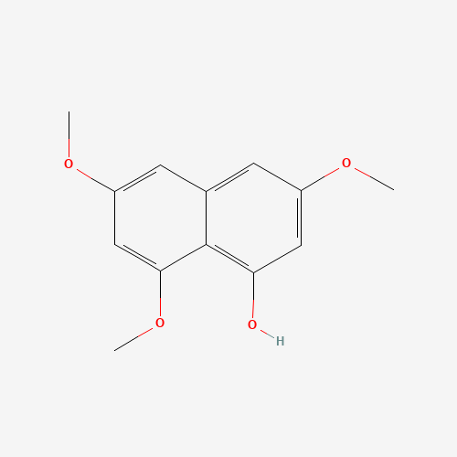 3,6,8-trimethoxy-4H-naphthalen-1-one (CAS: 13586-04-4) - Chemical Structure and Molecular Formula 