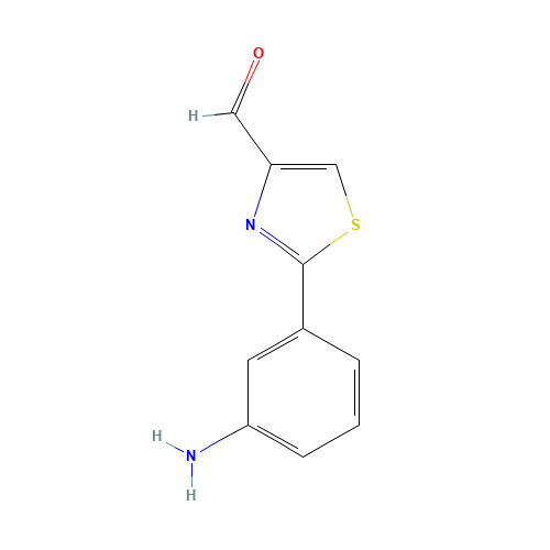 2-(3-aminophenyl)-1,3-thiazole-4-carbaldehyde (CAS: 885278-99-9) - Related Chemical Product