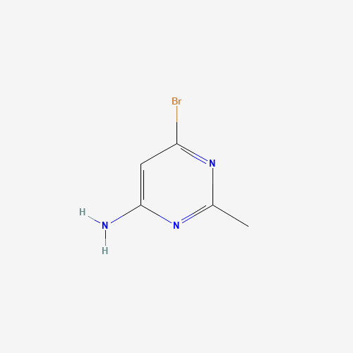 6-bromo-2-methylpyrimidin-4-amine (CAS: 1161763-15-0) - Chemical Structure and Molecular Formula 