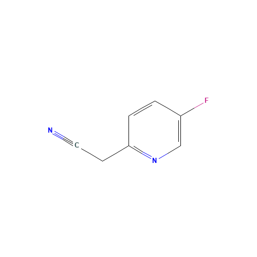 2-(5-fluoropyridin-2-yl)acetonitrile (CAS: 960371-08-8) - Chemical Structure and Molecular Formula 