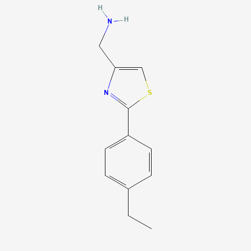 [2-(4-ethylphenyl)-1,3-thiazol-4-yl]methanamine (CAS: 885280-80-8) - Related Chemical Product