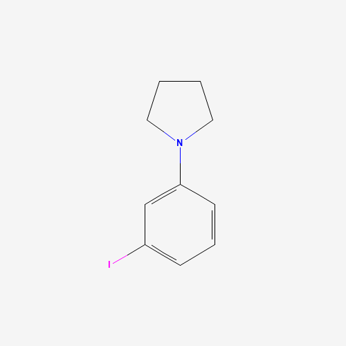 1-(3-iodophenyl)pyrrolidine (CAS: 1412902-71-6) - Chemical Structure and Molecular Formula 