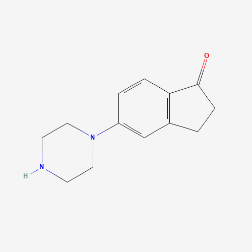 5-piperazin-1-yl-2,3-dihydroinden-1-one (CAS: 868245-03-8) - Related Chemical Product