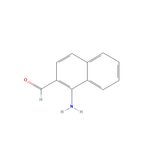 1-aminonaphthalene-2-carbaldehyde (CAS: 176853-41-1) - Chemical Structure and Molecular Formula 
