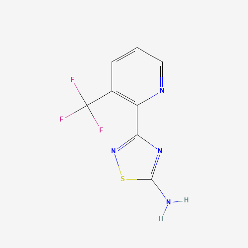 3-[3-(trifluoromethyl)pyridin-2-yl]-1,2,4-thiadiazol-5-amine (CAS: 1179361-05-7) - Related Chemical Product