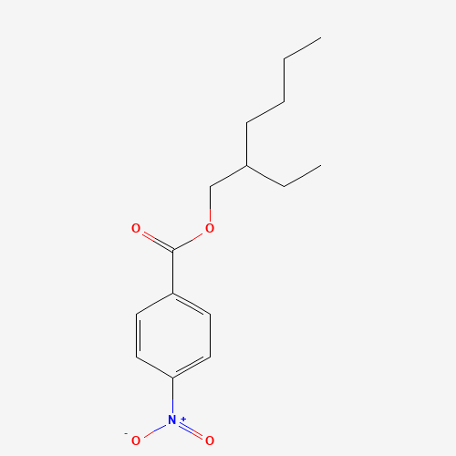 2-ethylhexyl 4-nitrobenzoate (CAS: 16397-70-9) - Chemical Structure and Molecular Formula 