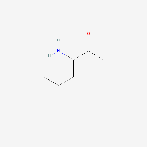 3-amino-5-methylhexan-2-one (CAS: 40513-34-6) - Chemical Structure and Molecular Formula 