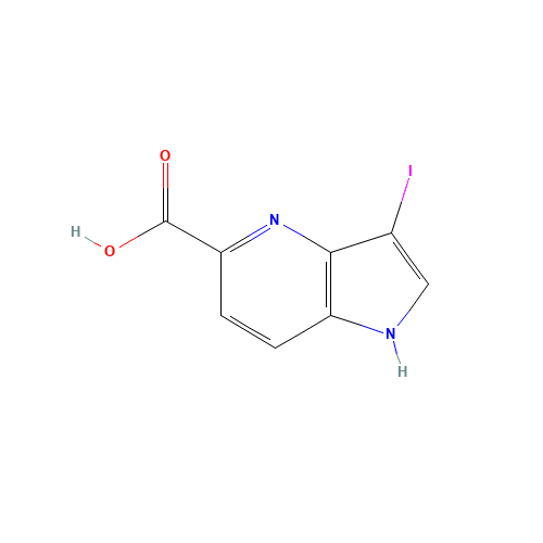 3-iodo-1H-pyrrolo[3,2-b]pyridine-5-carboxylic acid (CAS: 1190311-30-8) - Related Chemical Product