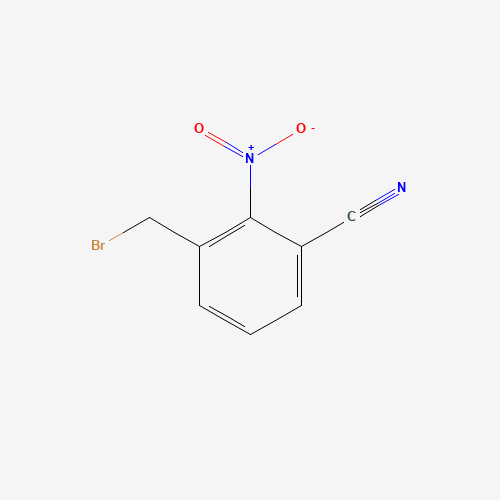 3-(bromomethyl)-2-nitrobenzonitrile (CAS: 1261498-74-1) - Chemical Structure and Molecular Formula 