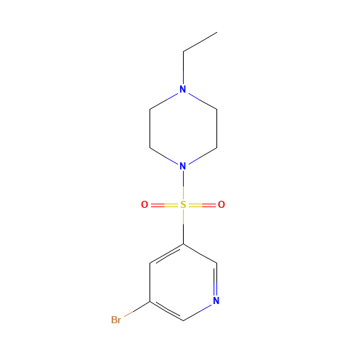 1-(5-bromopyridin-3-yl)sulfonyl-4-ethylpiperazine (CAS: 1007212-10-3) - Related Chemical Product