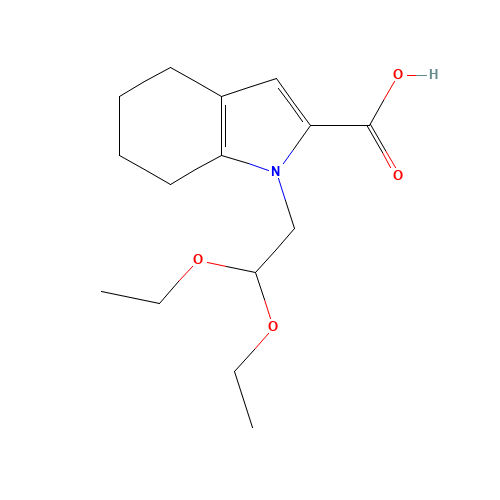 1-(2,2-diethoxyethyl)-4,5,6,7-tetrahydroindole-2-carboxylic acid (CAS: 1433990-30-7) - Related Chemical Product