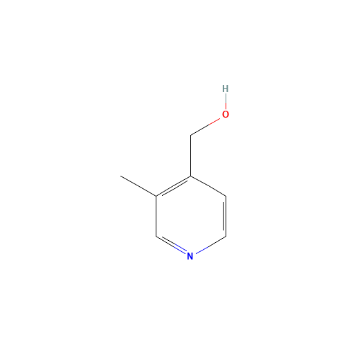 (3-methylpyridin-4-yl)methanol (CAS: 38070-73-4) - Chemical Structure and Molecular Formula 