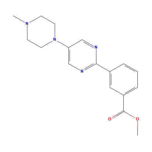 methyl 3-[5-(4-methylpiperazin-1-yl)pyrimidin-2-yl]benzoate (CAS: 1092568-95-0) - Related Chemical Product
