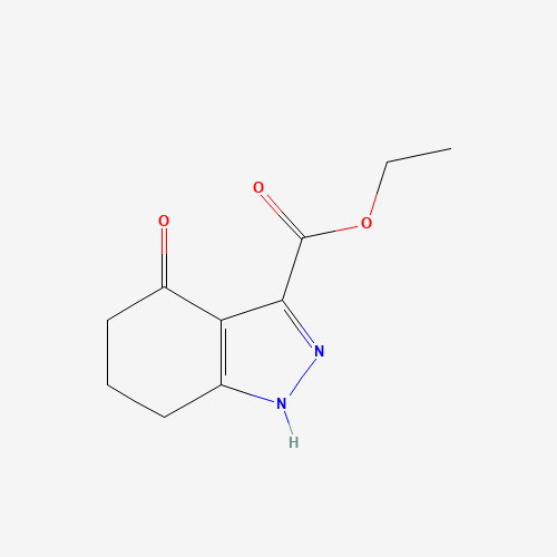 ethyl 4-oxo-1,5,6,7-tetrahydroindazole-3-carboxylate (CAS: 96546-39-3) - Chemical Structure and Molecular Formula 