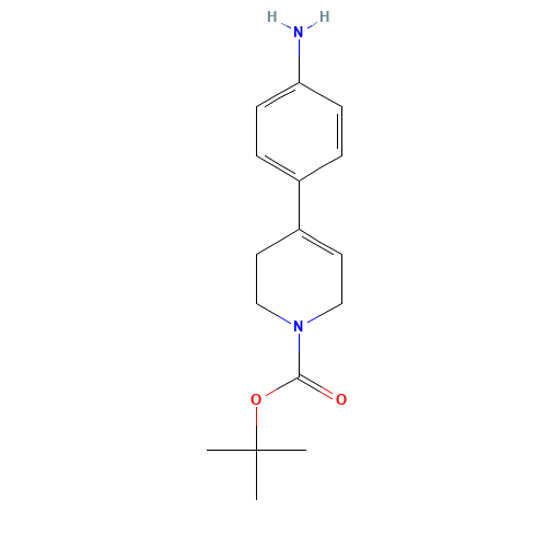 tert-butyl 4-(4-aminophenyl)-3,6-dihydro-2H-pyridine-1-carboxylate (CAS: 873454-43-4) - Related Chemical Product